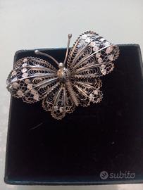 spilla in filigrana argento 800