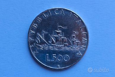 500 Lire Caravelle 1958 - Argento