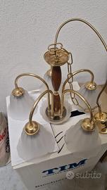 Lamadario vintage a 5 luci