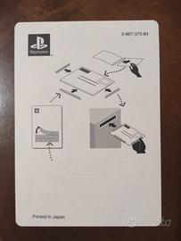 PlayStation 1 PS1 SCPH Adesivi Etichette 