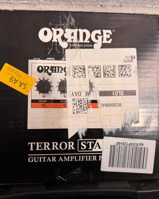Orange terror stamp