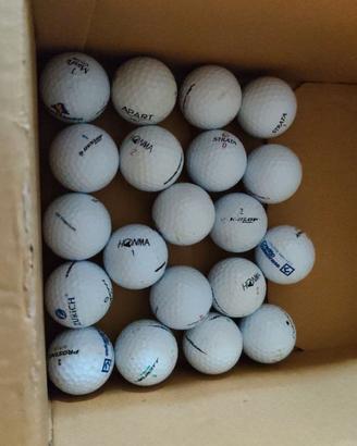palline da golf di diverse marche, 20 pezzi