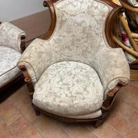 DIVANO E DUE POLTRONE LUIGI XVI FIORENTINE