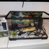 acquario per pesci/tartarughe 