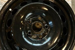 4 cerchioni in ferro golf neri