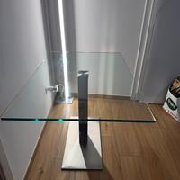 Tavolo Elvis Cattelan in cristallo