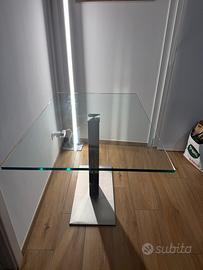 Tavolo Elvis Cattelan in cristallo