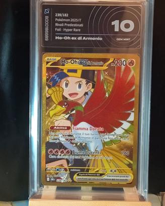 Pokémon Ho-Oh ex di Armonio 239/182 Hyper Rare 