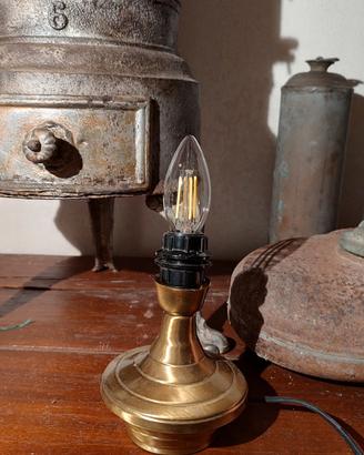 abatjour, luce da comodino vintage funzionante