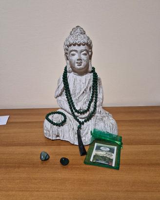 mala tibetano con braccialetto abbinato 