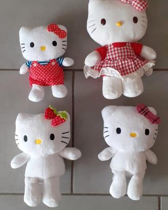 4 mini Peluches Hello Kitty in blocco