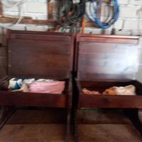 Cassapanca ad angolo in legno massiccio