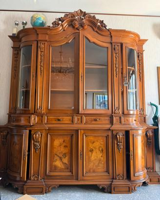 Cristalleria  artigianale in vetro e  legno