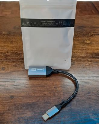 Adattatore USB-C to DisplayPort 8K 30 Hz