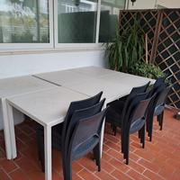 tavolo in ferro da esterno 