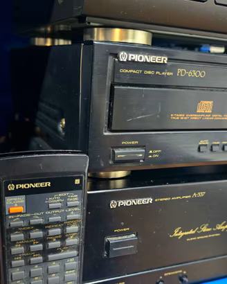 Componenti hi fi Technics e Pioneer