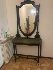 Consolle con specchiera vintage