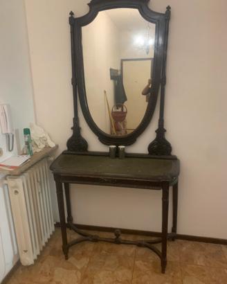 Consolle con specchiera vintage