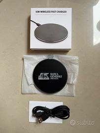 Caricabatterie Wireless 15W Fast Charger