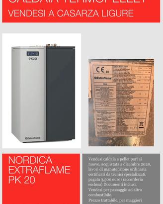 CALDAIA A PELLET  pari al nuovo