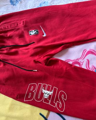 Pantaloni tuta Nike NBA Chicago Bulls rossi