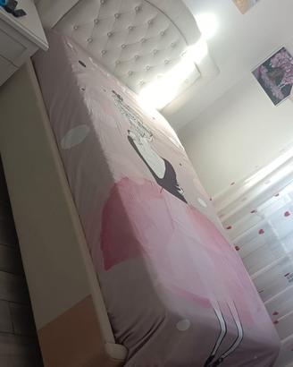 Letto matrimoniale contenitore 1 piazza e mezza