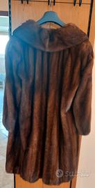 Cappotto di visone marrone