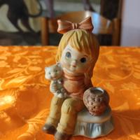 Figurina vintage in porcellana Homco