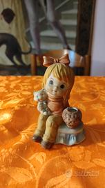 Figurina vintage in porcellana Homco