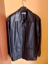 giubbotto lucido made in Italy taglia 52 robusto 