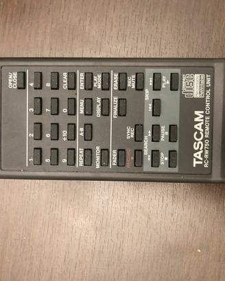 TASCAM RC-RW750 remote control