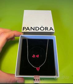 Set Orecchini/collana Pandora