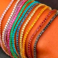 Braccialetti strass colorati