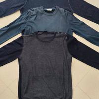 3 maglie girocollo da uomo taglia M