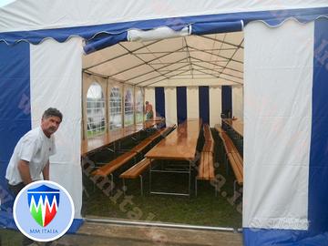 Tendostruttura 6 x 12 x 2,6 /3,6 Professionale MM