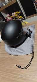 Casco Jet CGM 167a FLO Mono Nero Opaco - M1 56