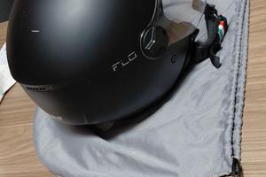 Casco Jet CGM 167a FLO Mono Nero Opaco - M1 56