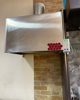 Cappa professionale bar puglia inox