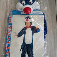 costume gatto blu