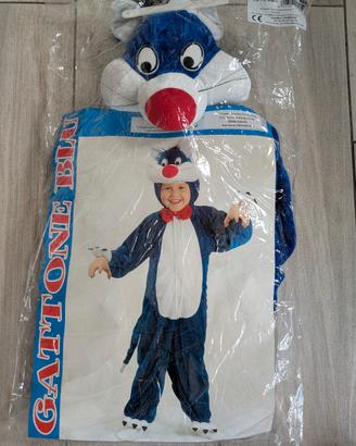 costume gatto blu