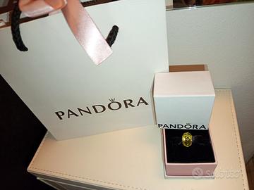 CHARM COMPATIBILE GIALLO LUCENTE SFACCETTATO 