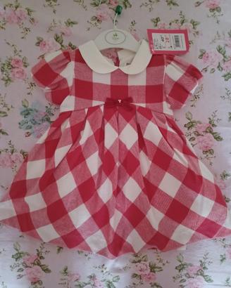 Vestito elegante neonata 6-9mesi Prenatal, NUOVO