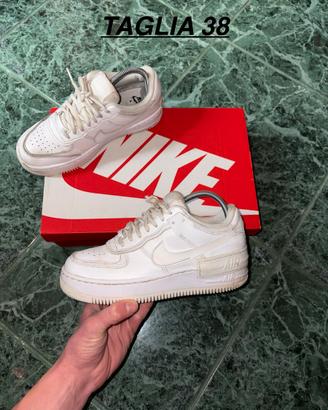 Nike Air Force 1 Shadow bianche taglia 38 donna