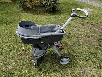 Stokke Xplory trio grigio con ovetto e base Isofix