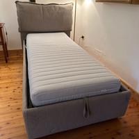 Letto singolo contenitore 90 x 200 Gressvik Ikea