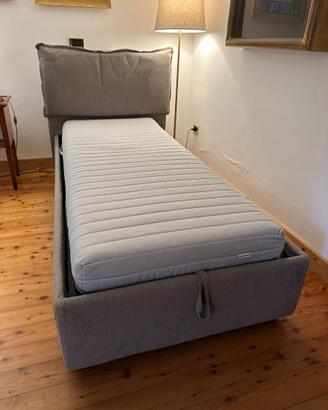 Letto singolo contenitore 90 x 200 Gressvik Ikea