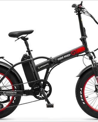 Bicicletta elettrica argento 