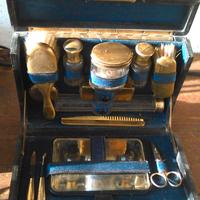 VALIGETTA TOILETTATURA DA VIAGGIO VINTAGE ANNI 30