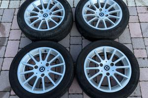 RUOTE CERCHI GOMME SMART 451 ORIGINALI