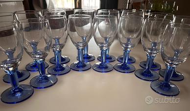 8x 2 Set di calici in vetro